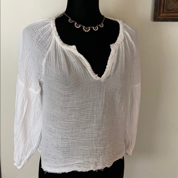 Velvet by Graham & Spencer Tops - Velvet by Graham & Spencer Cotton gauze top S NWOT